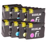 2 sets of 4 cartridges (HP-932XL HP-933XL)